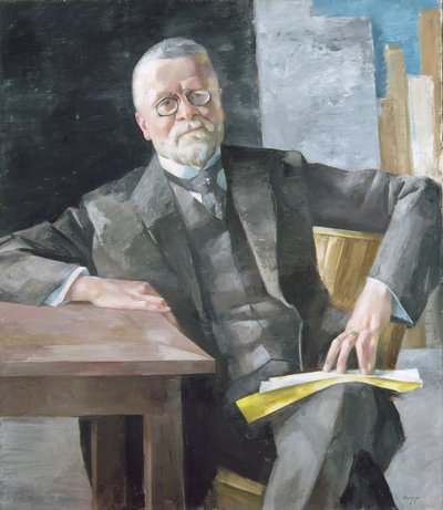 Professor Dr. Fritz Schumacher by Heinrich Stegemann